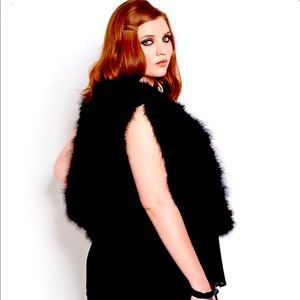 Cute Feather Vest- New With Tags!